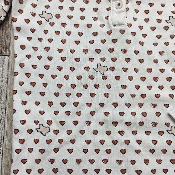 Roller Rabbit Pajama Top PJs Sleepwear Texas Love Size 4 - Picture 3 of 4